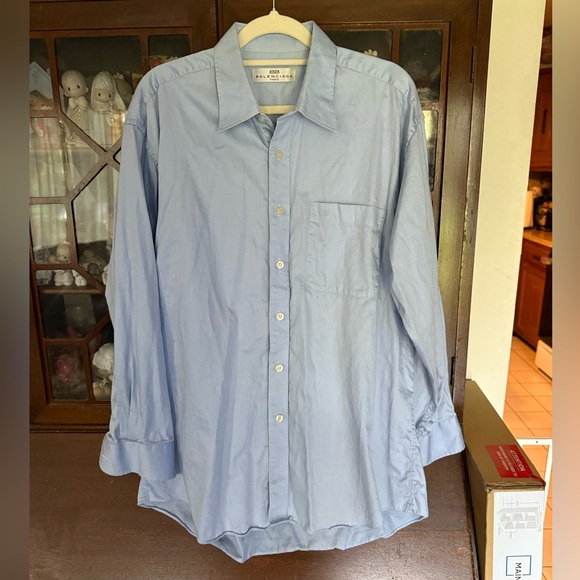 Balenciaga Light Blue Casual Button-Down Shirt - Picture 1 of 10